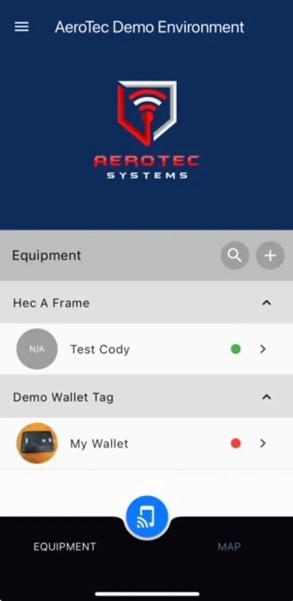 AEROTEC App Screen 1
